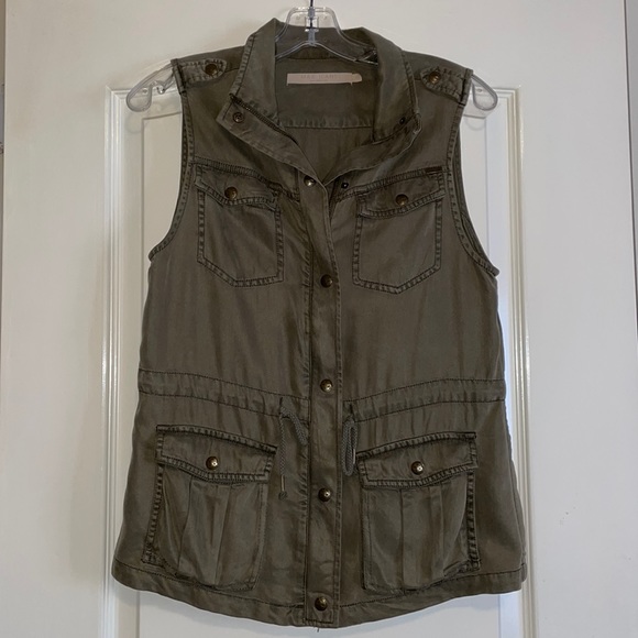 Max Jeans Olive Green Vest. Size XS. - Picture 1 of 11